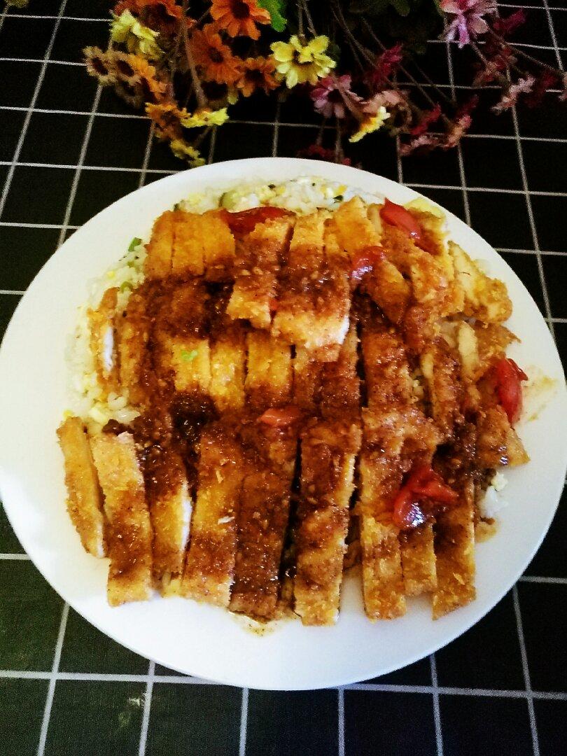 catherine1982做的黑椒鸡排饭