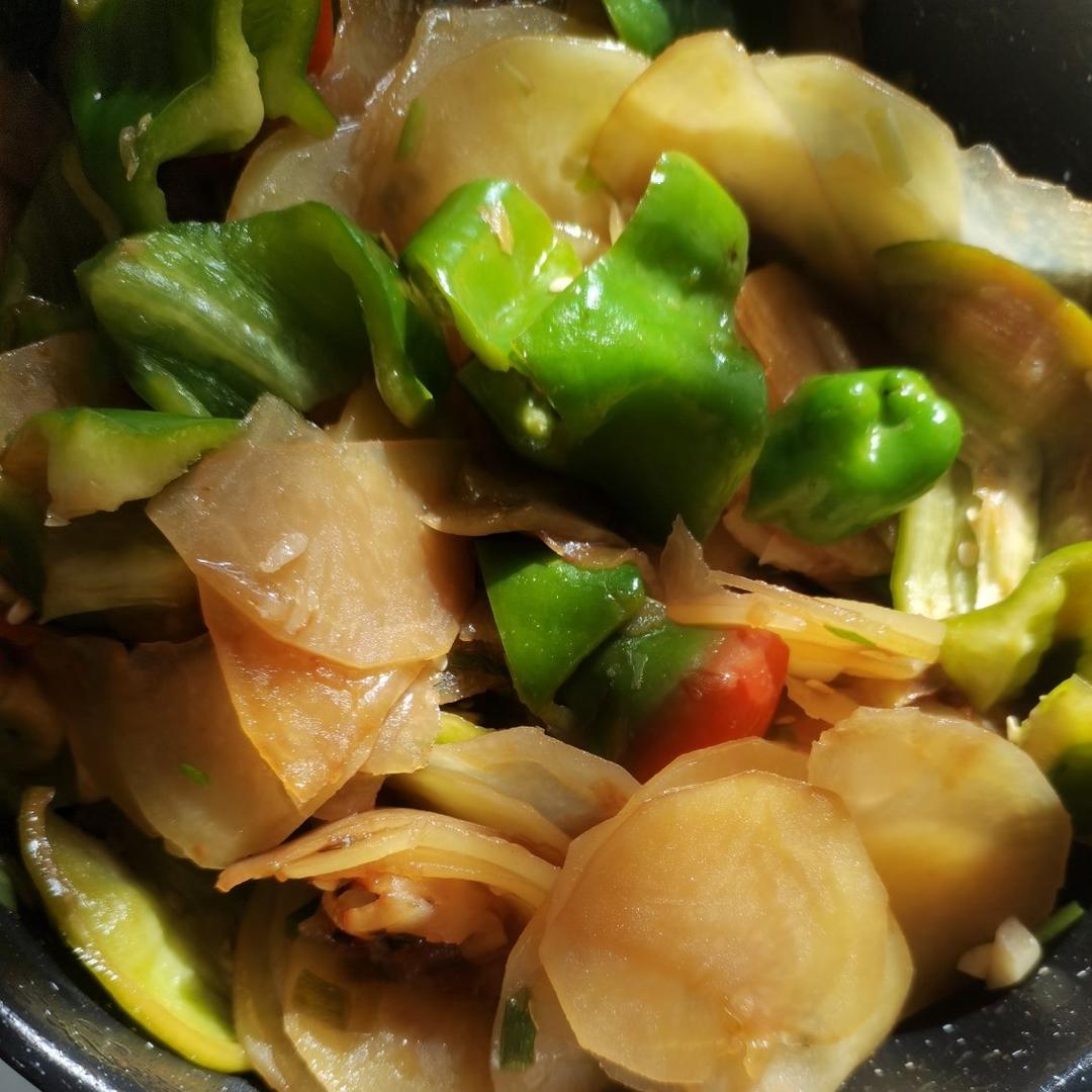 比肉都好吃的青椒炒土豆片😋简单又美味❗️