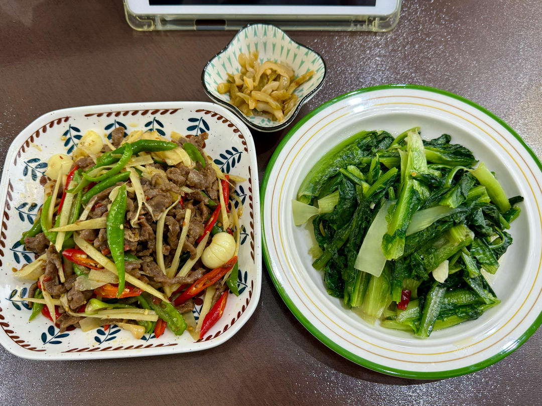 仔姜牛肉丝