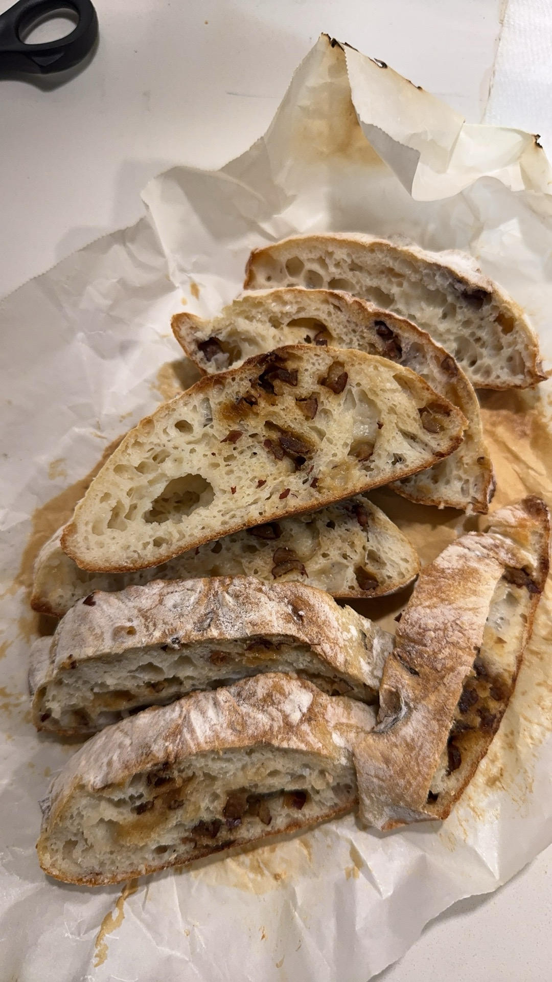 空气炸锅烤无糖无油欧包