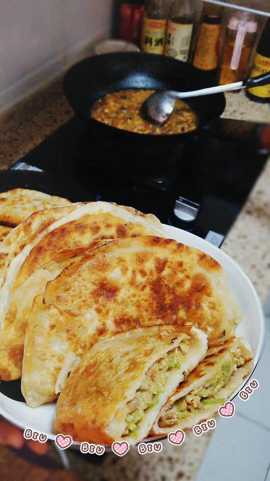 西葫芦猪肉馅饼