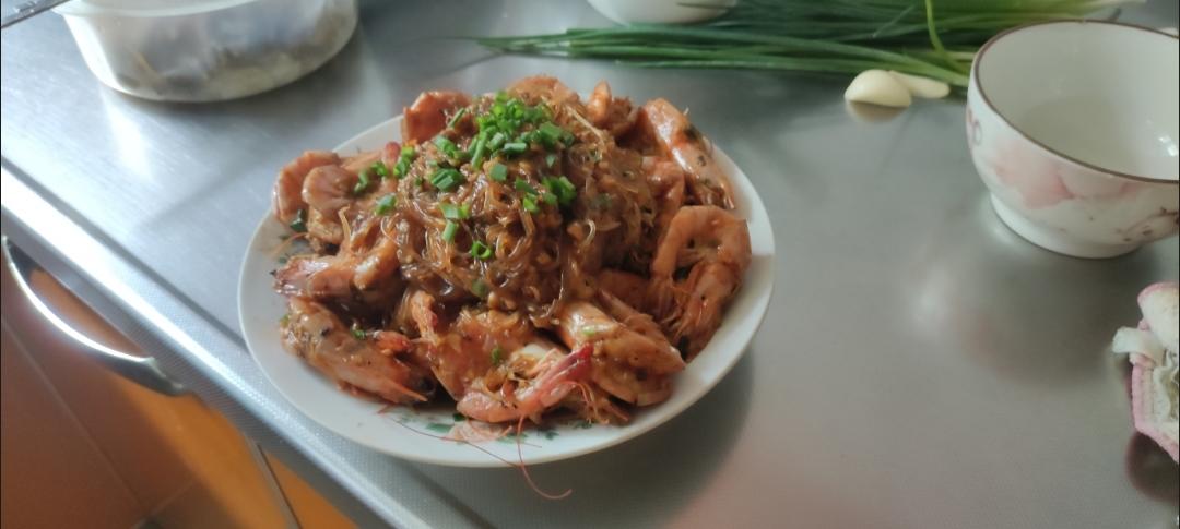 黄油蒜蓉煎大虾