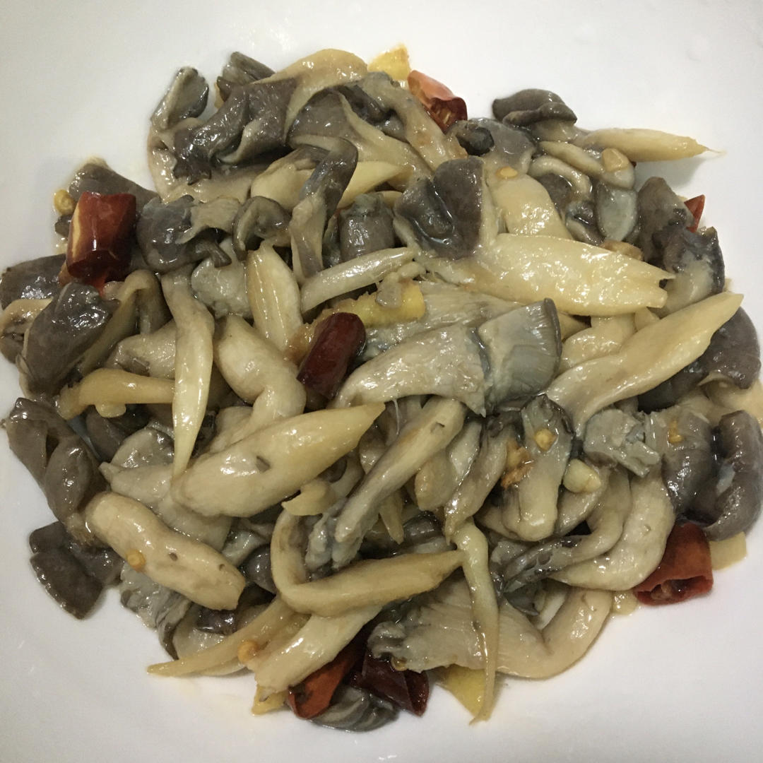 素炒平菇
