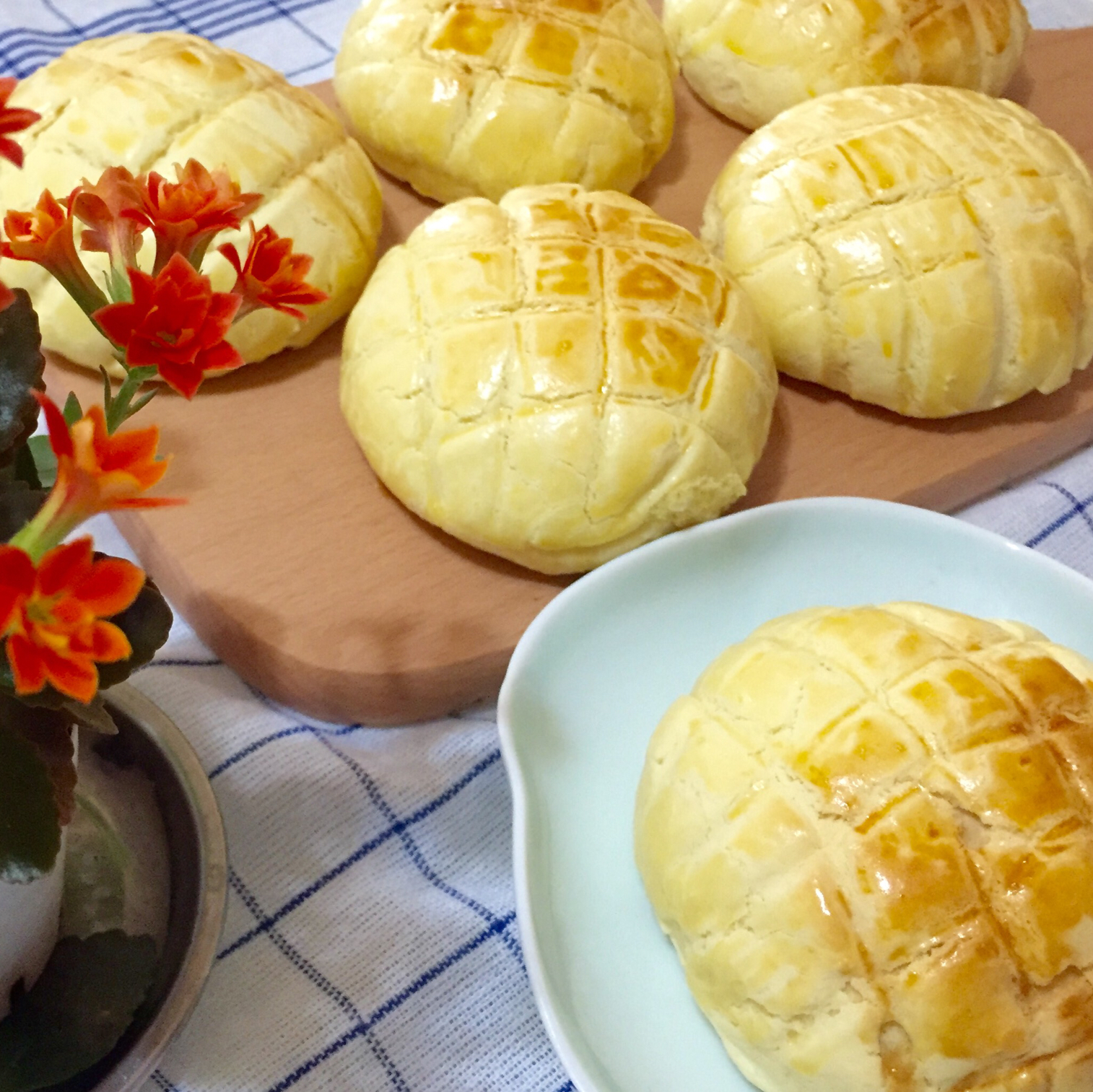 酥酥甜甜的菠萝包（一点都不难哦）