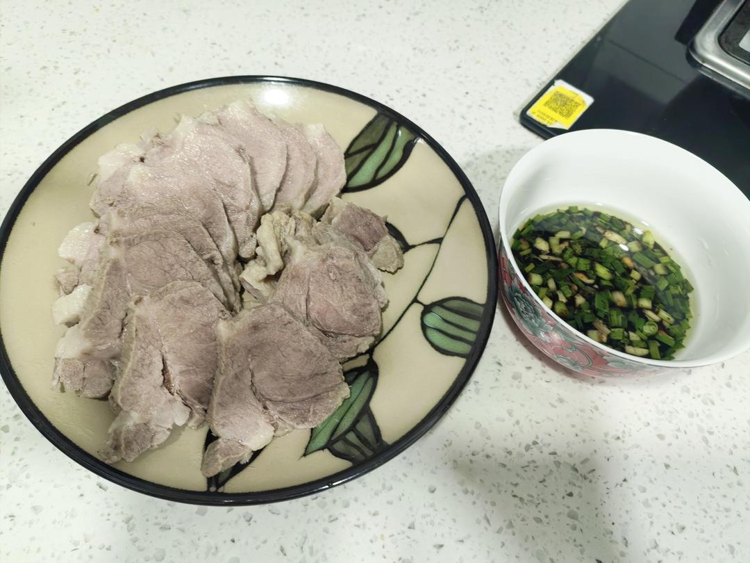 白切梅花肉