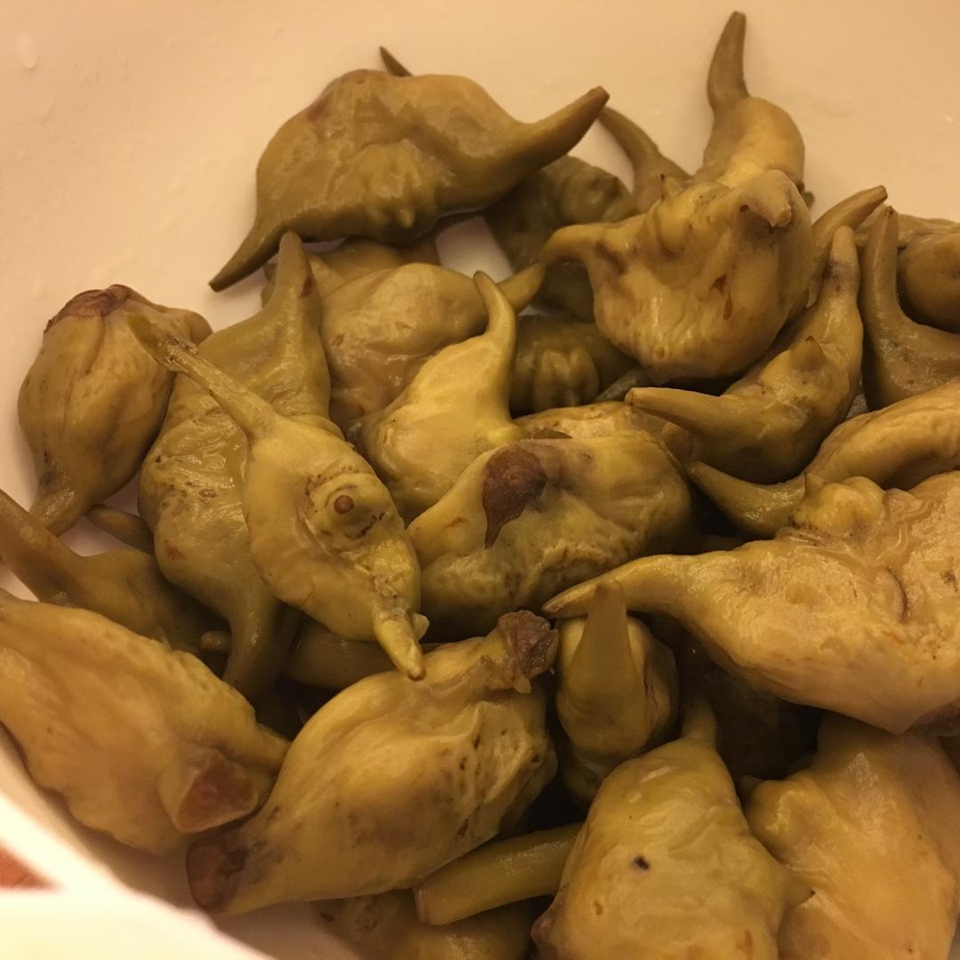 少女vivian做的董太的私房菜--水煮菱角