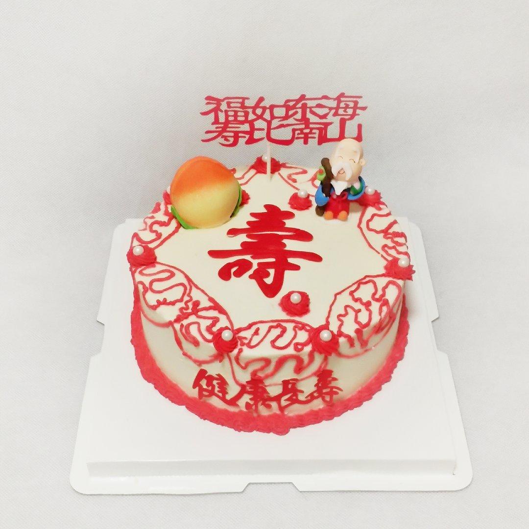 中国风祝寿蛋糕