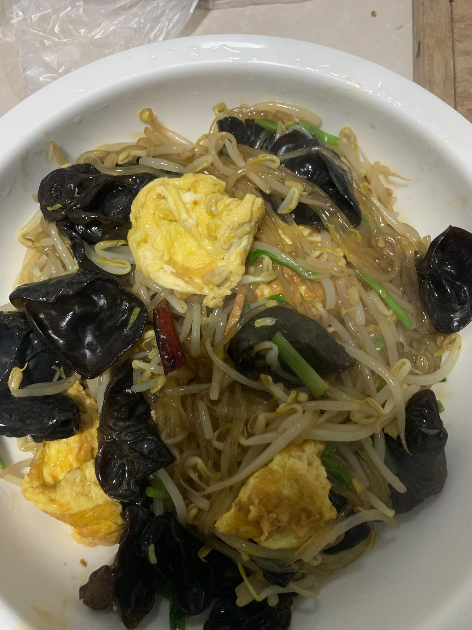 豆芽炒粉条