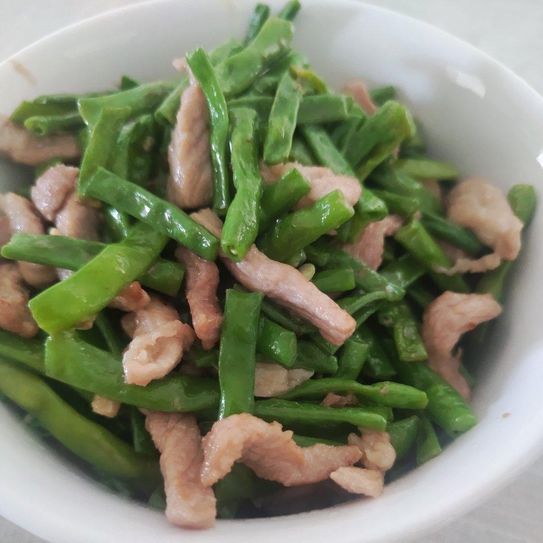 豆角炒肉丝
