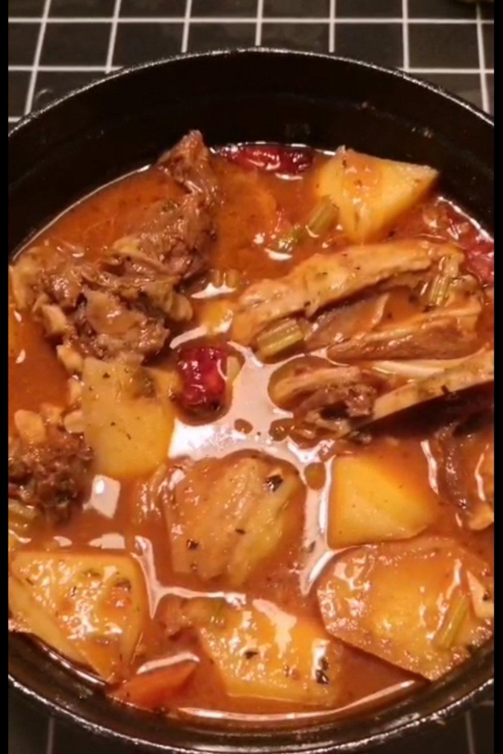 好吃到舔盆的红酒孜然红烩羊肉