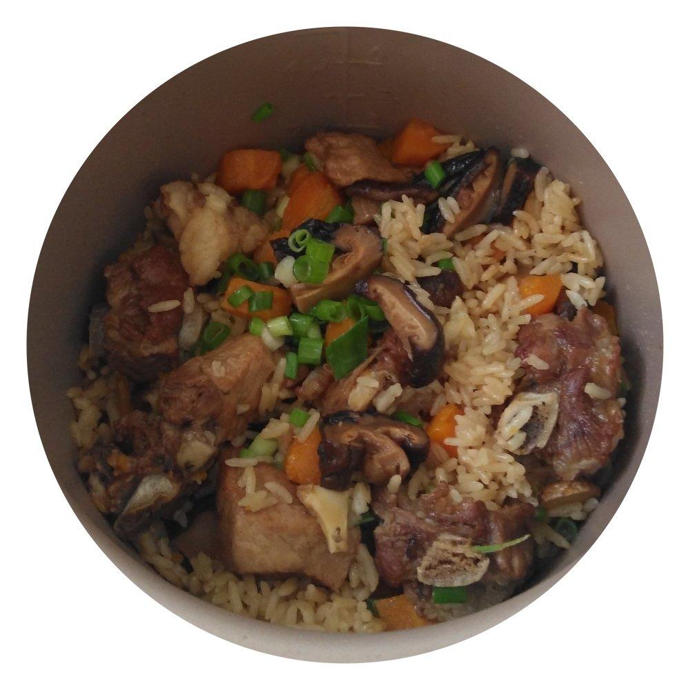 喷香排骨焖饭（爆好吃）