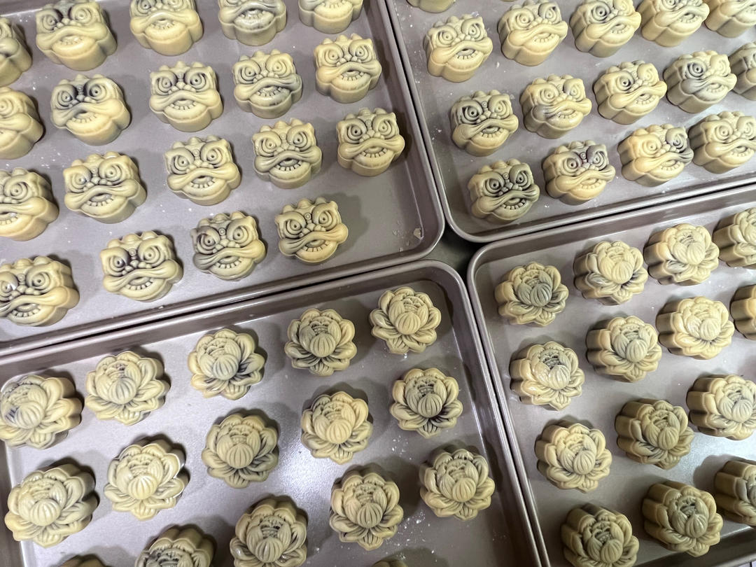 广式月饼，纯手工