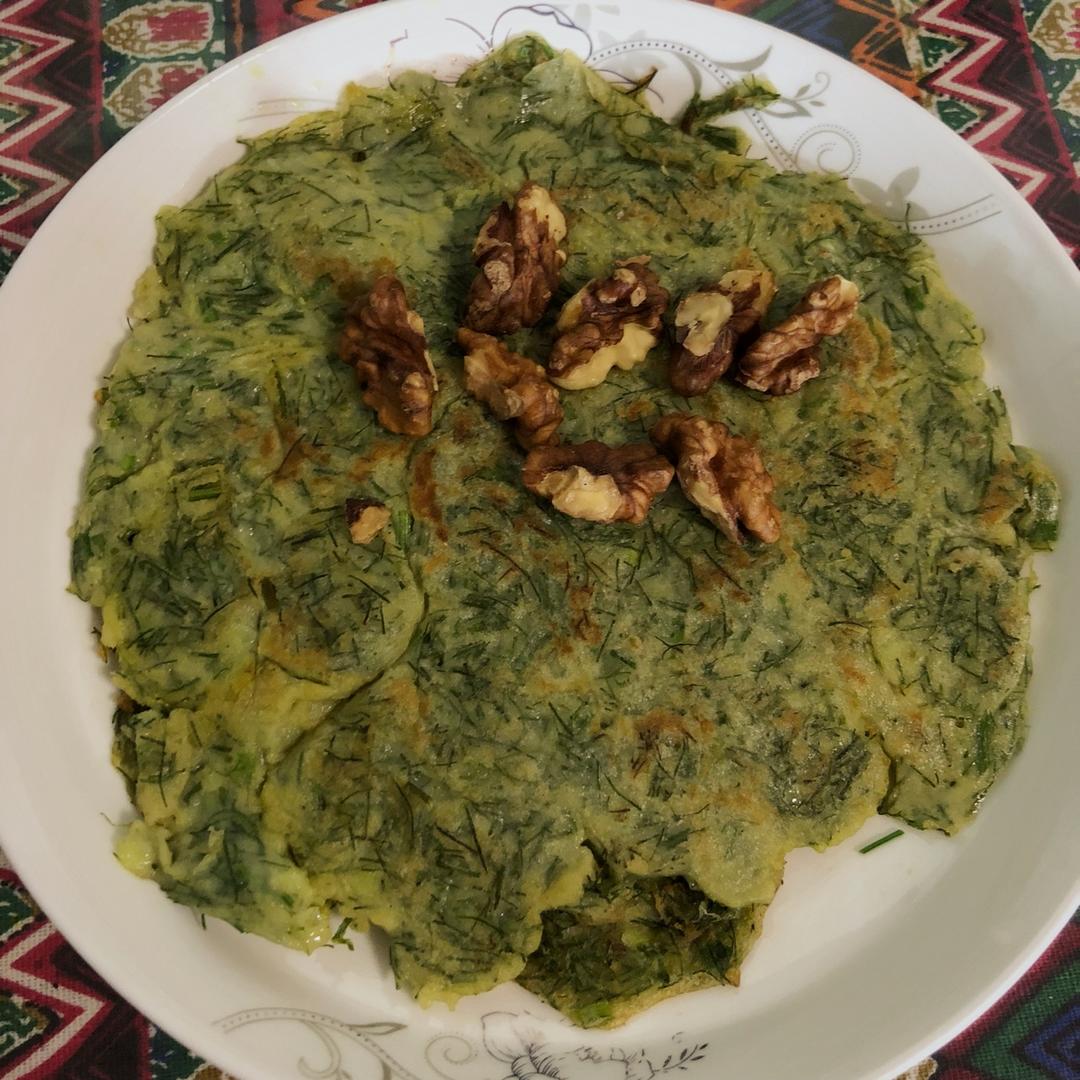 茴香煎饼