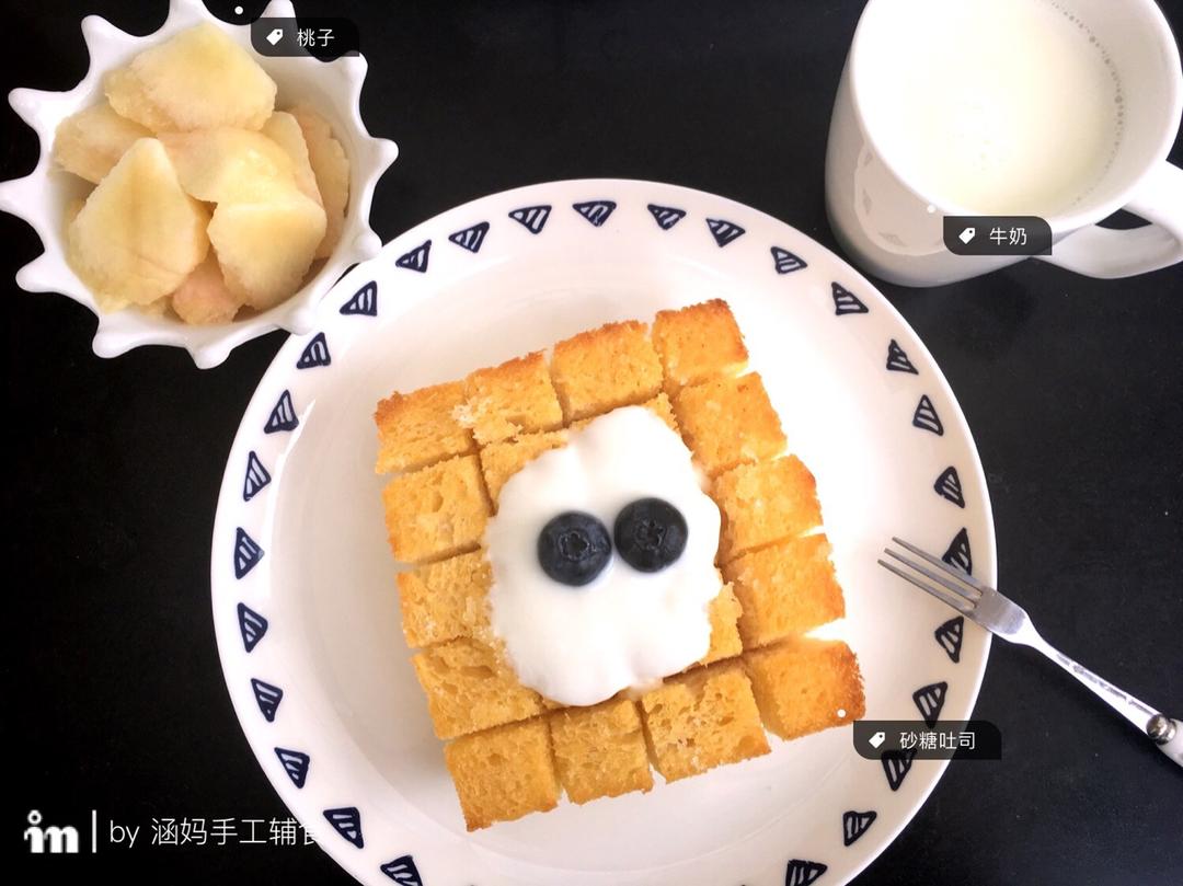 奶油砂糖厚片土司