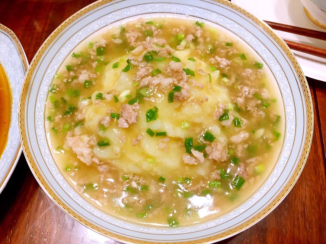 徐小盆子做的肉末土豆泥