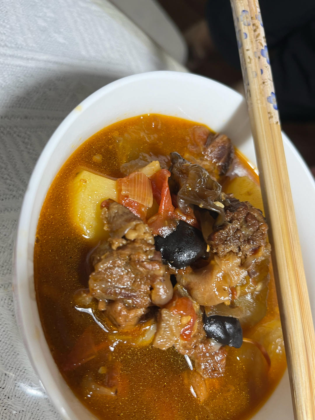 番茄土豆炖牛腩