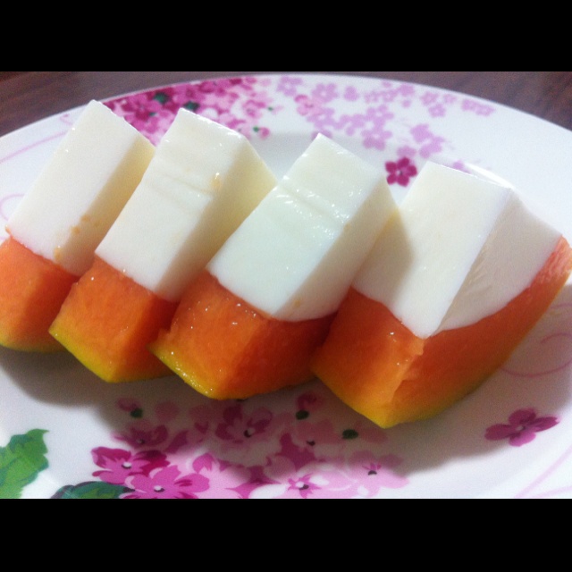 木瓜椰奶冻