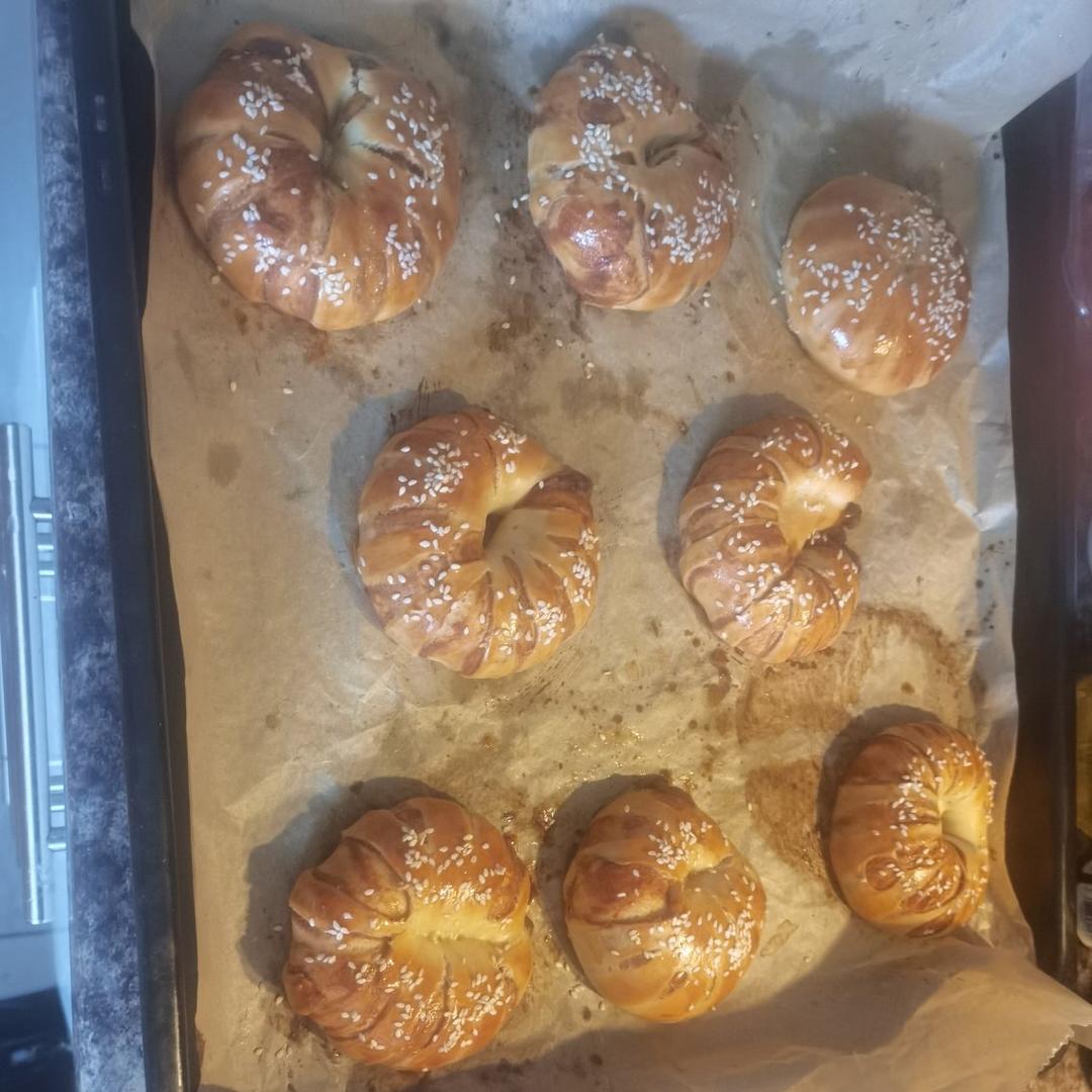 豆沙面包圈（一次发酵）