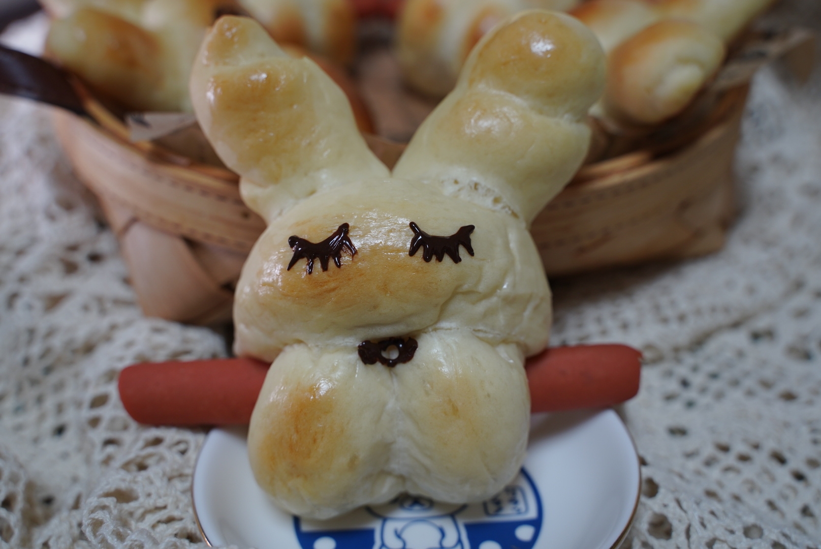 兔子🐰香肠面包的做法 步骤3