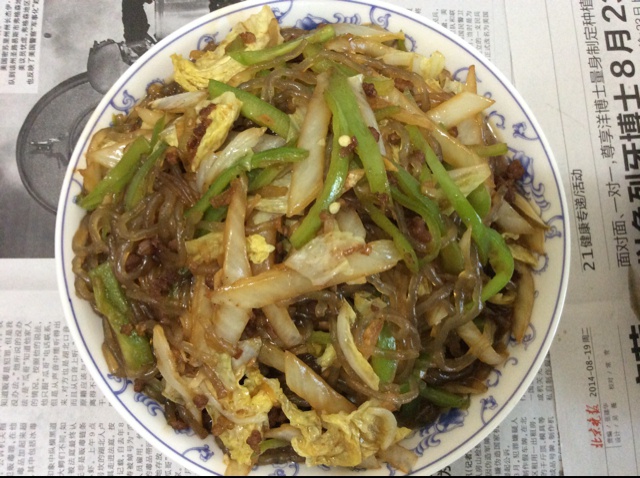 猪肉白菜炖粉条