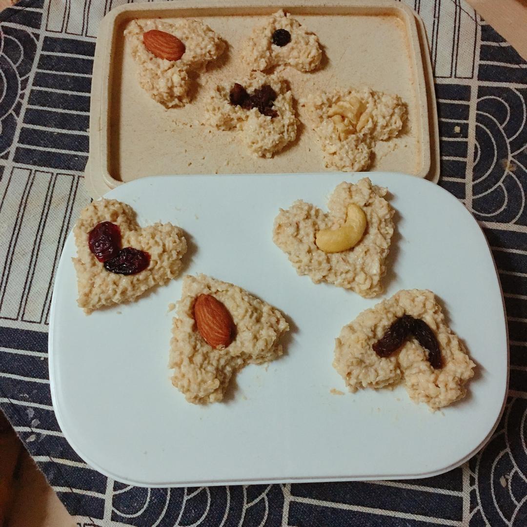 【健身厨男】微波炉燕麦饼干