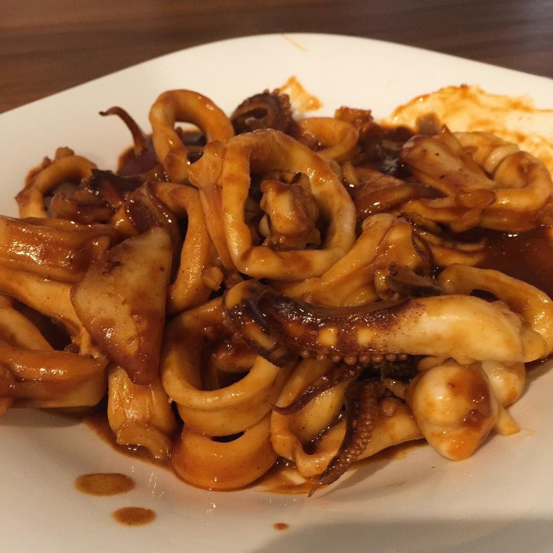 韩式铁板鱿鱼
