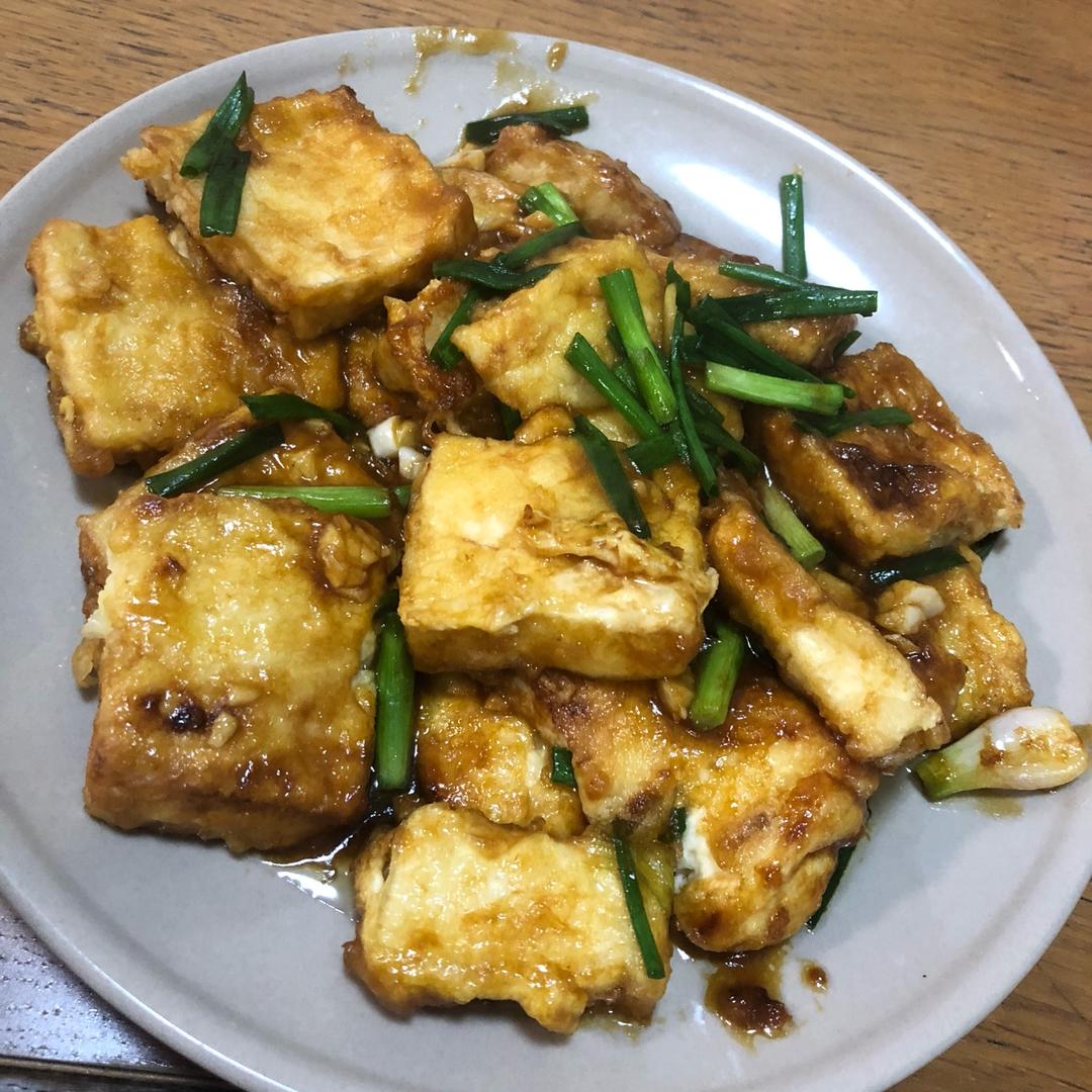 无敌好吃的香煎豆腐