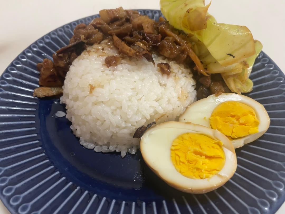 洋葱酥卤肉饭