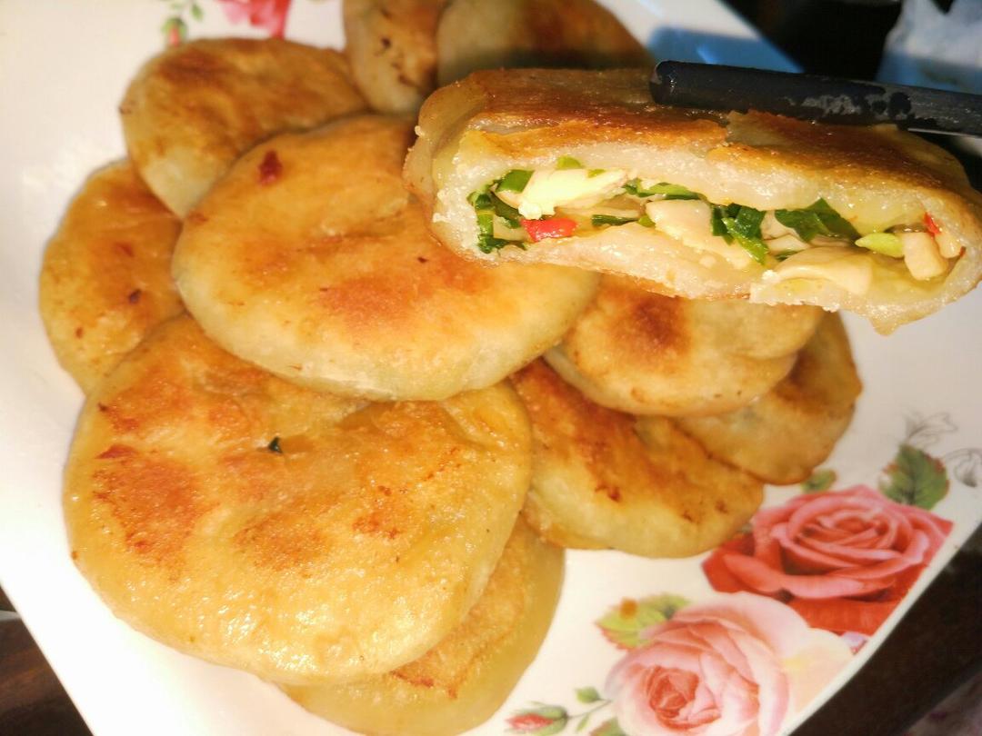 韭菜馅饼