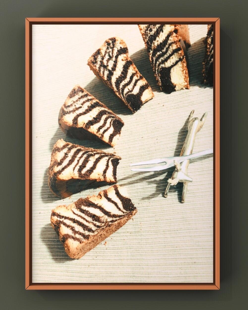斑马纹戚风蛋糕