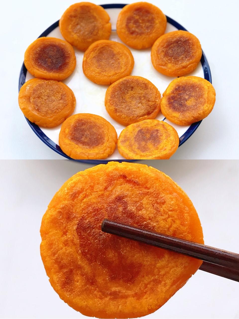 💯简单零失败‼️电饼铛版 | 香甜软糯南瓜饼🔥