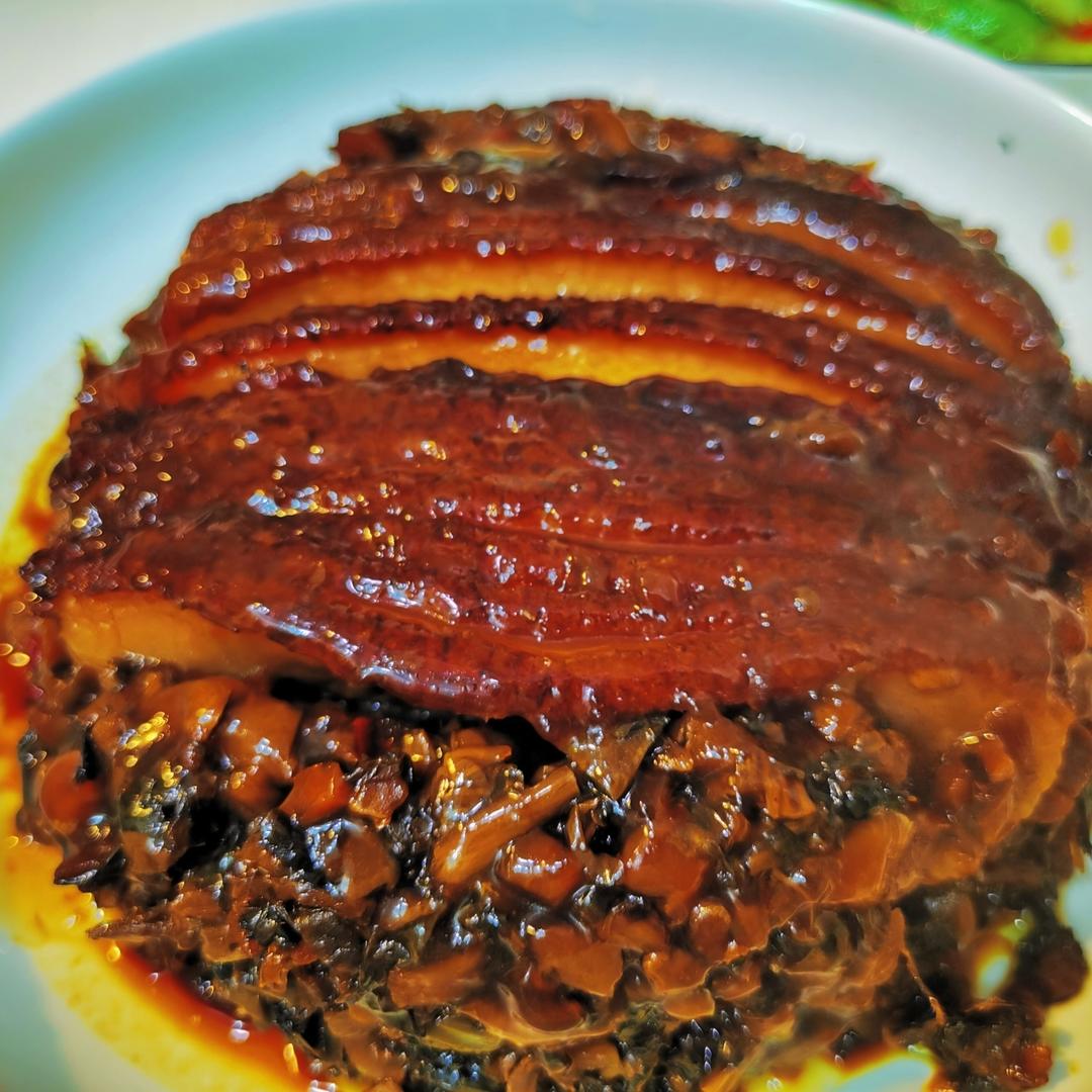 烧白（梅干菜扣肉）的做法