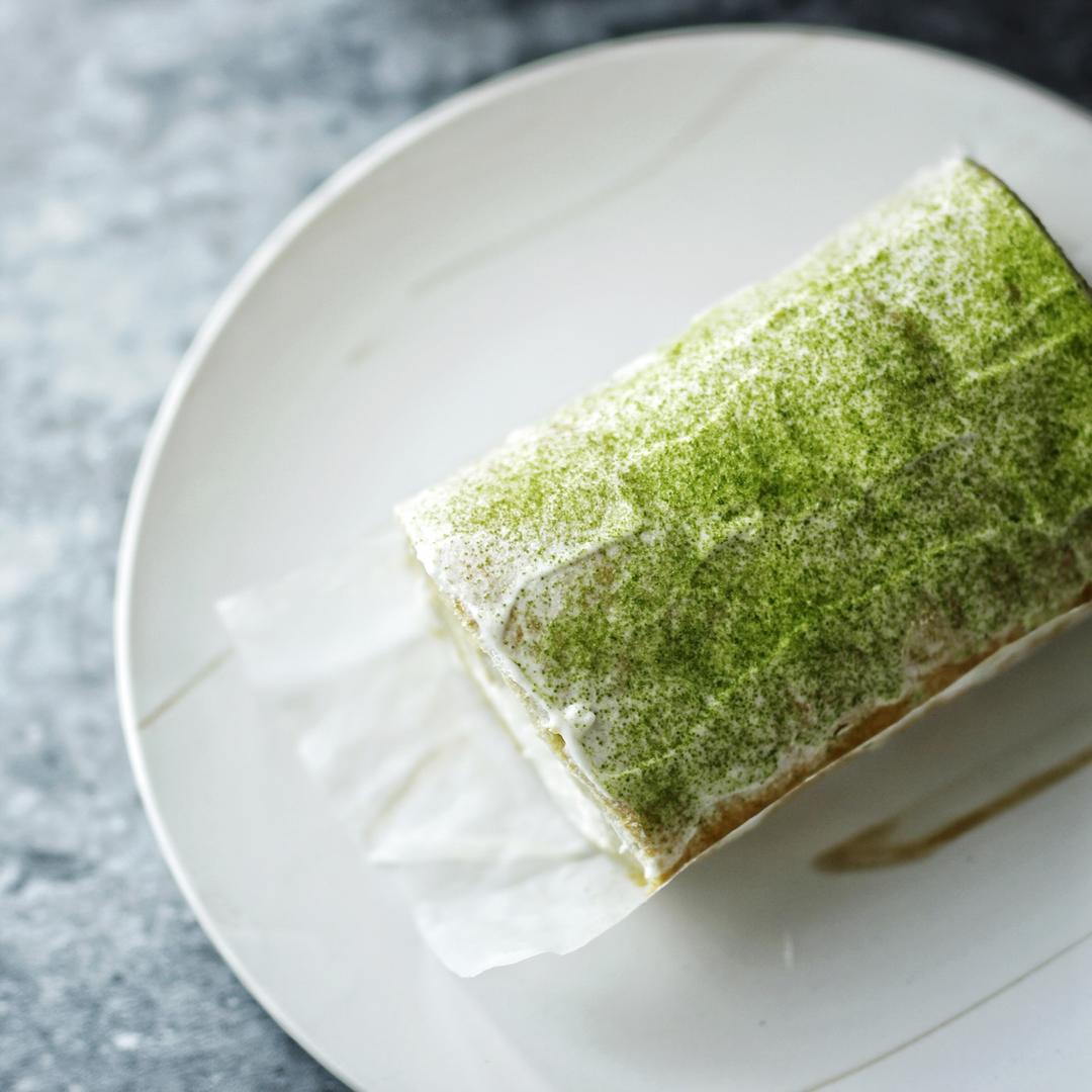 抹茶奶油卷