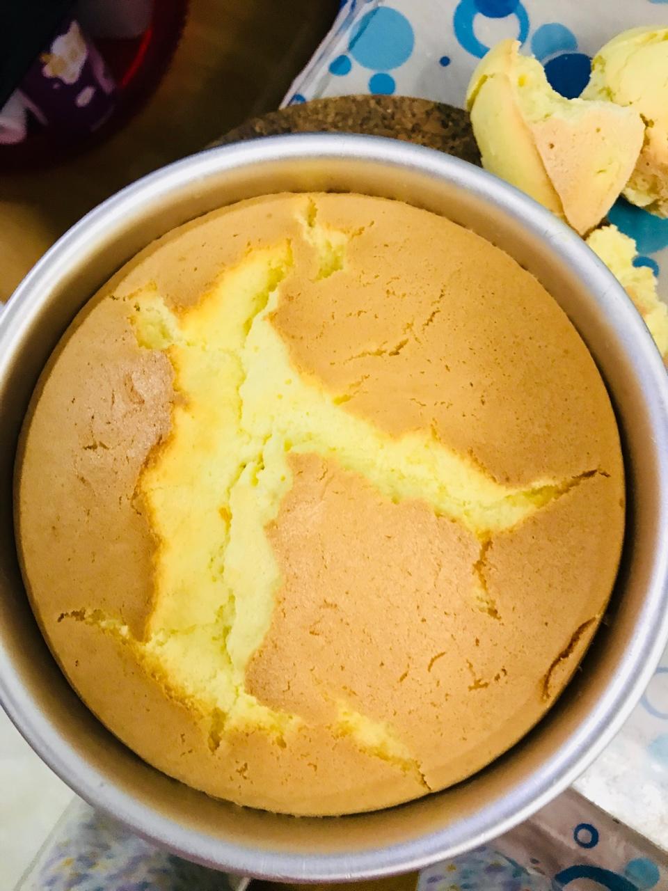 6寸原味戚风蛋糕
