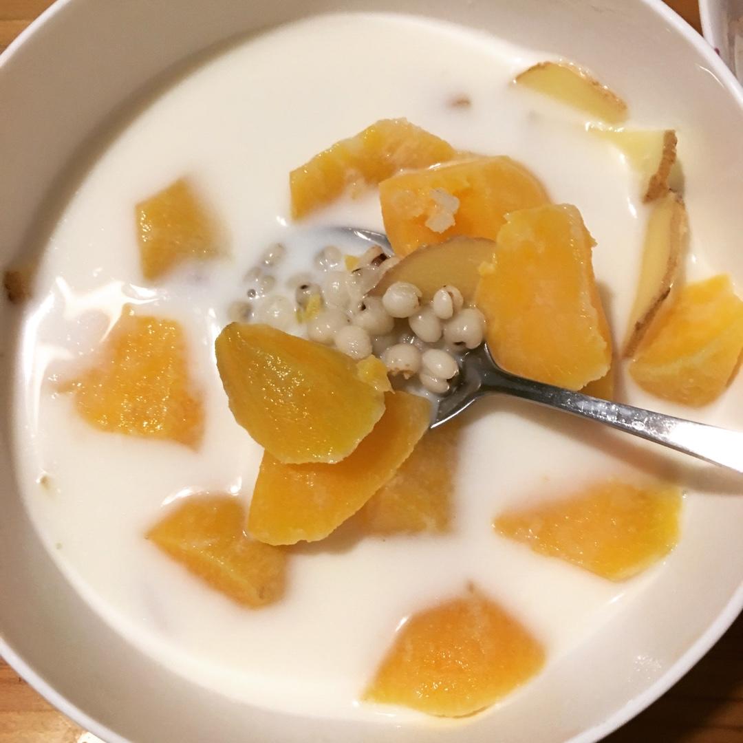 牛奶红薯糖水