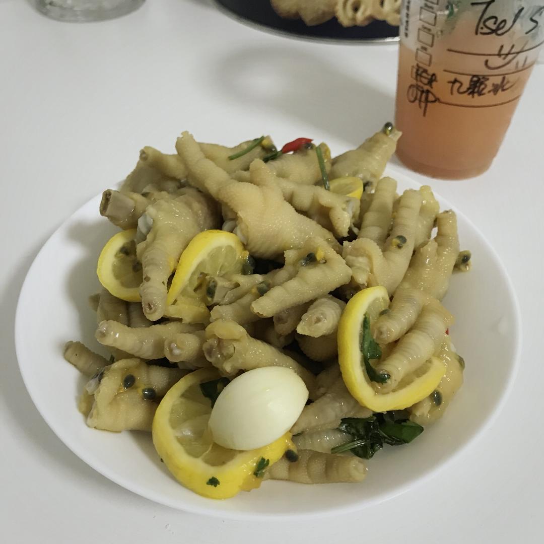 柠檬百香果鸡爪