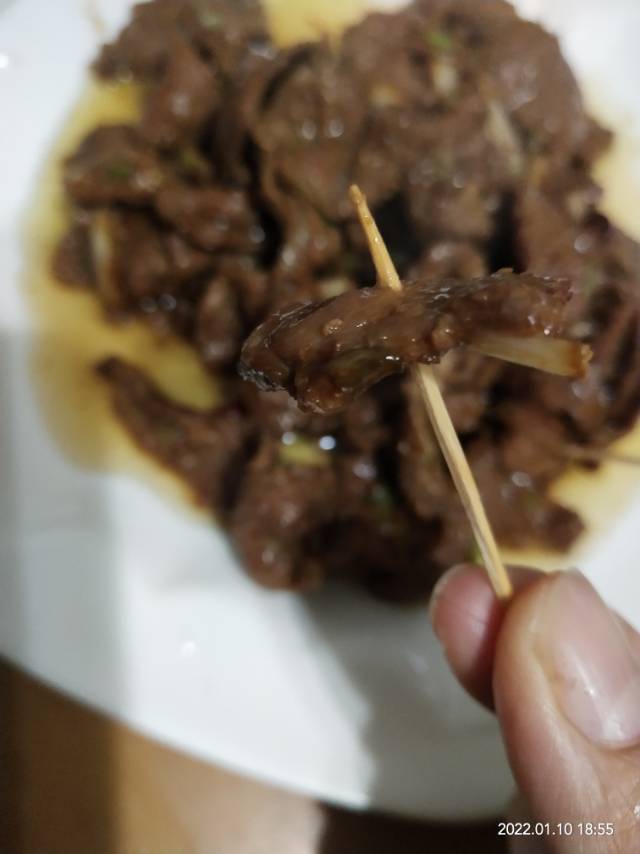 孜然香嫩牛肉，超简单，只需两步