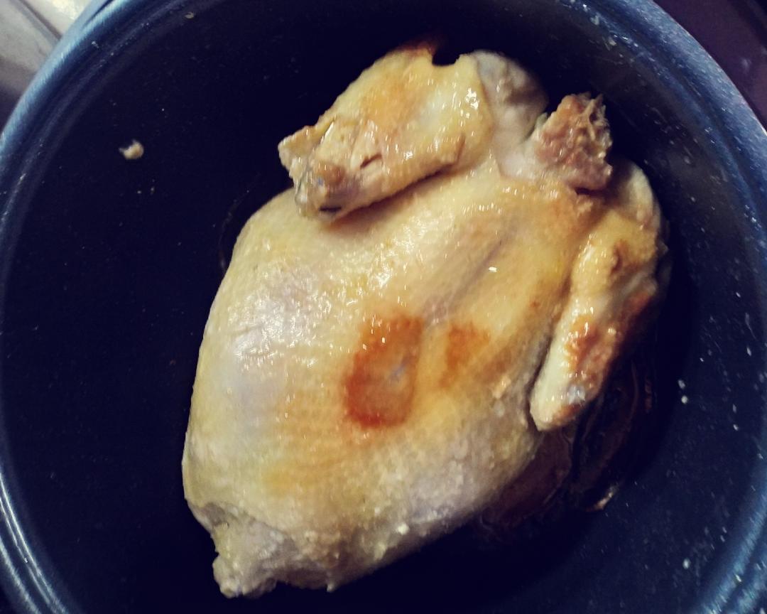 电饭煲版盐焗鸡（懒人必备）的做法