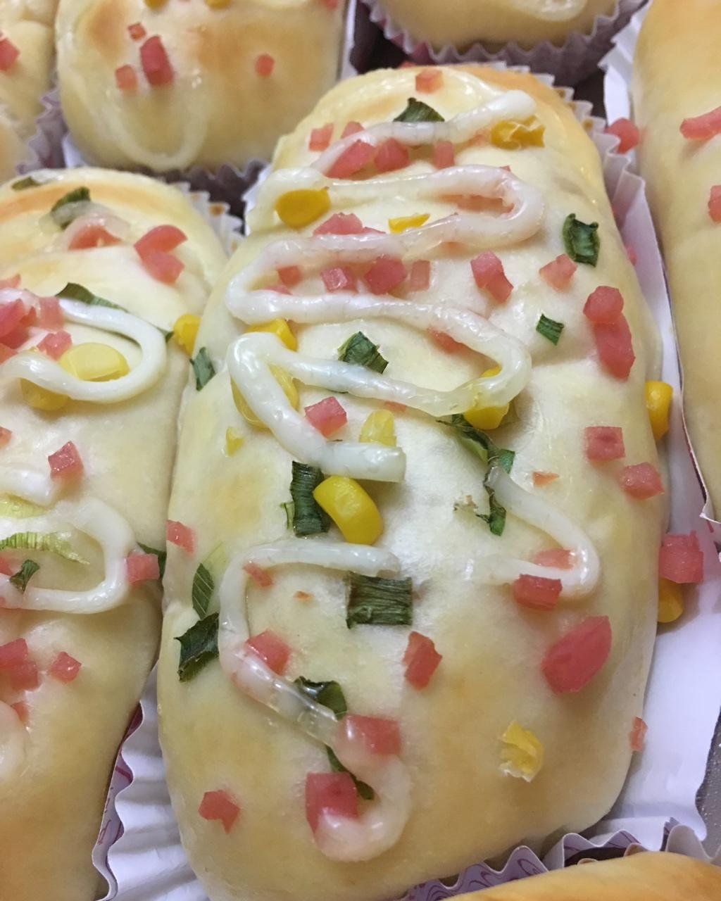 香葱火腿肉松面包