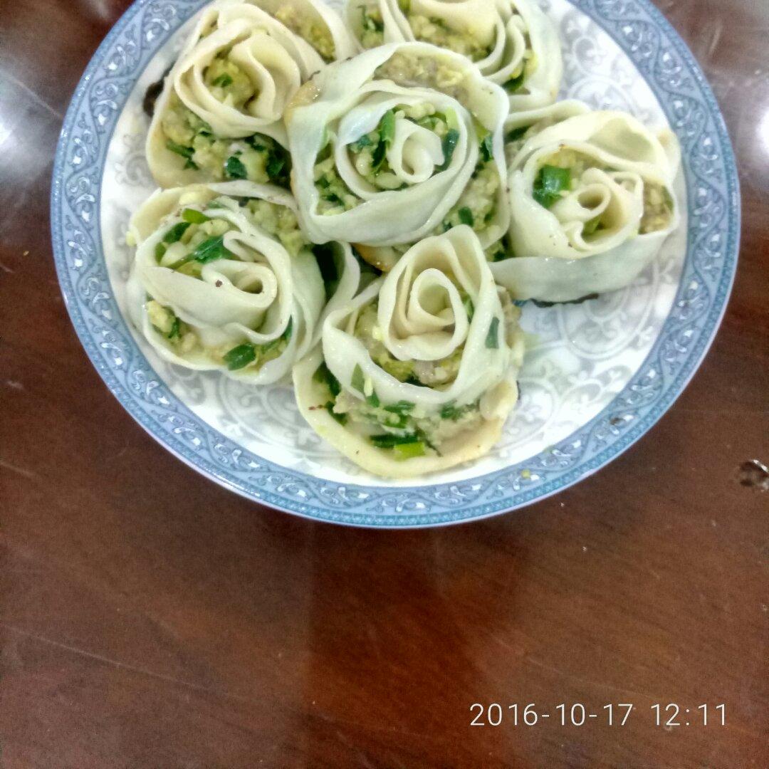 玫瑰花饺子