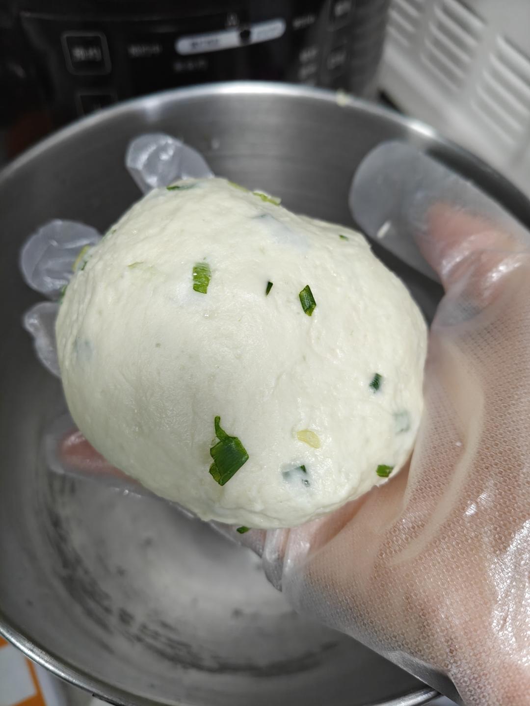 好吃看得见❗️满满的肉松‼️肉松香葱软皮饼