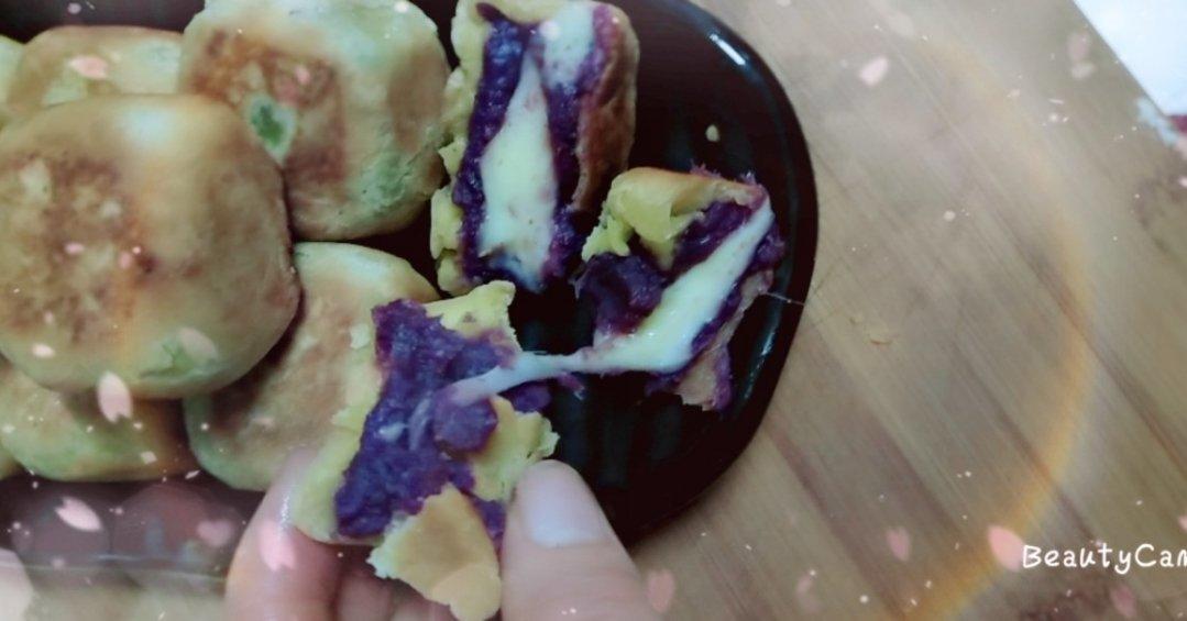 【爆浆紫薯仙豆糕】