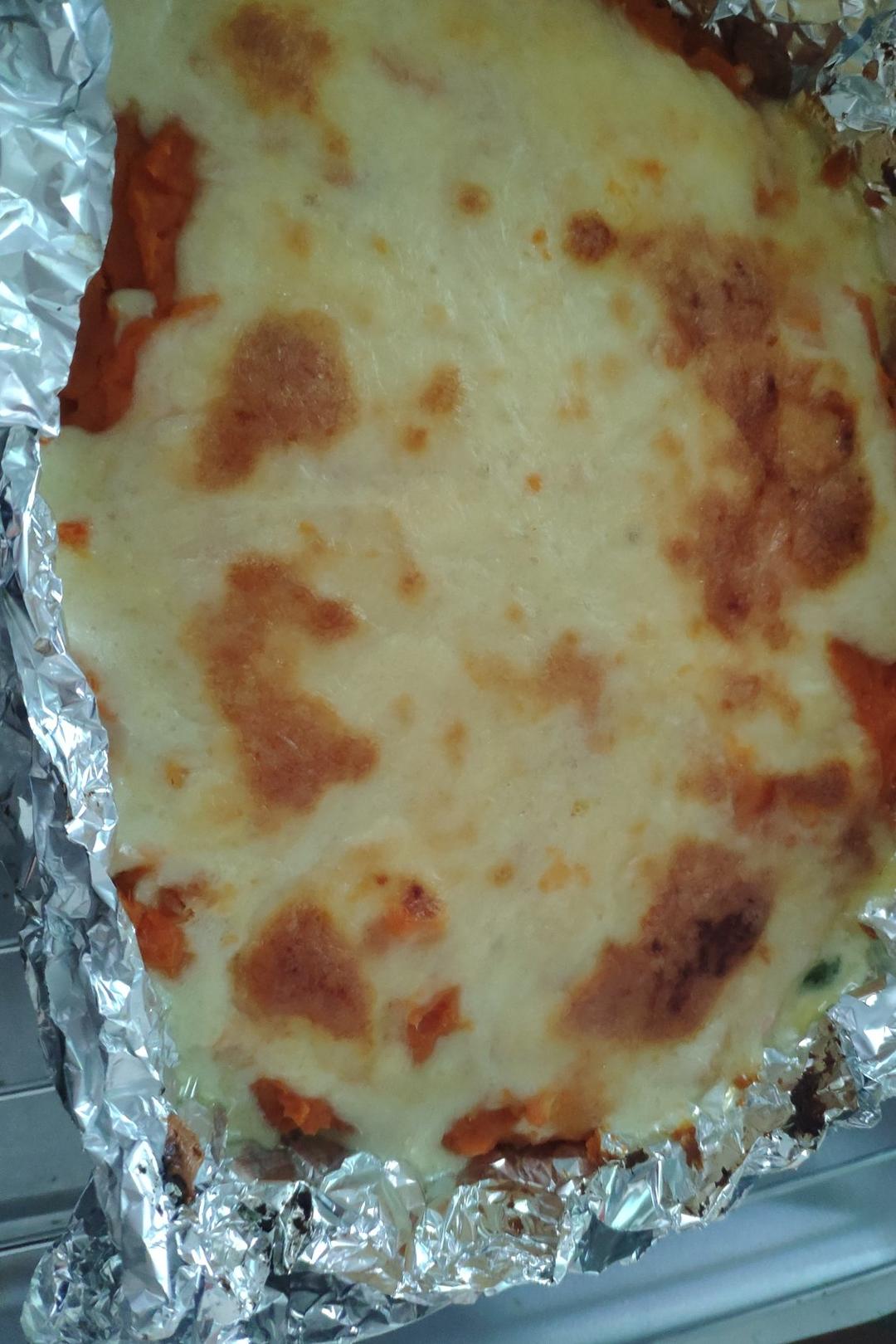 超拉丝芝士焗红薯❗奶香浓郁