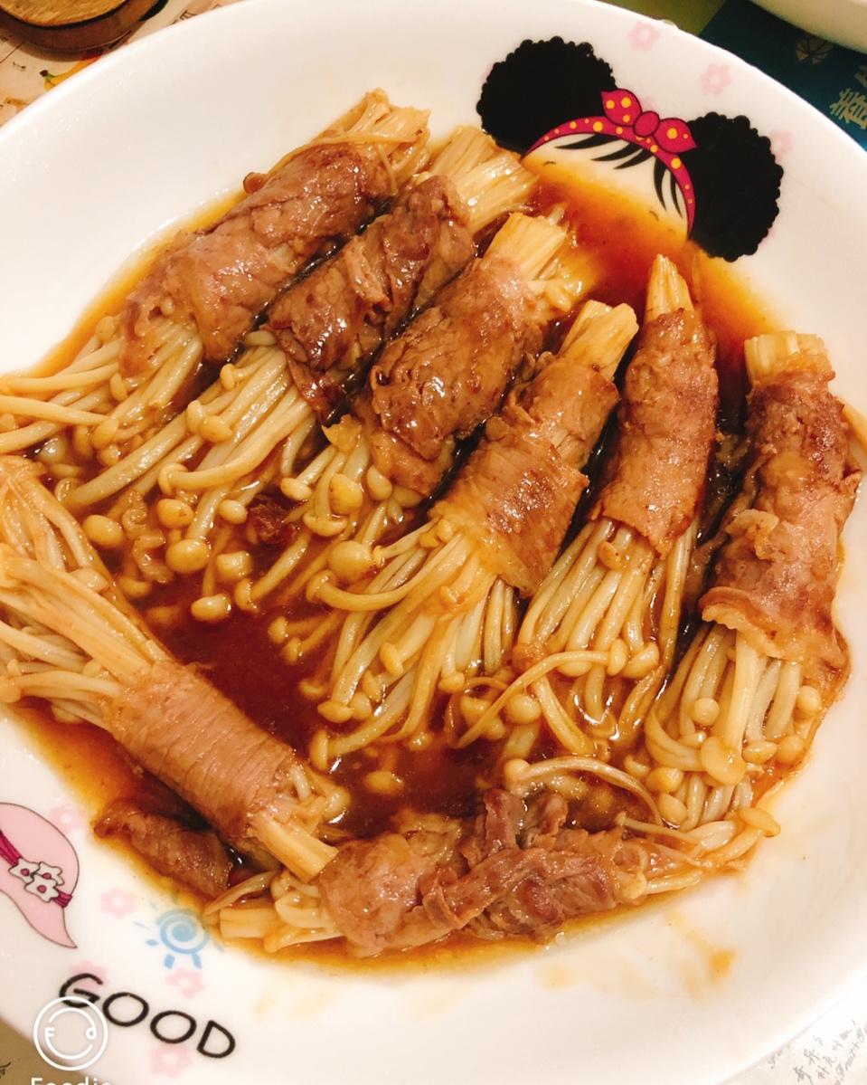 肥牛金针菇卷