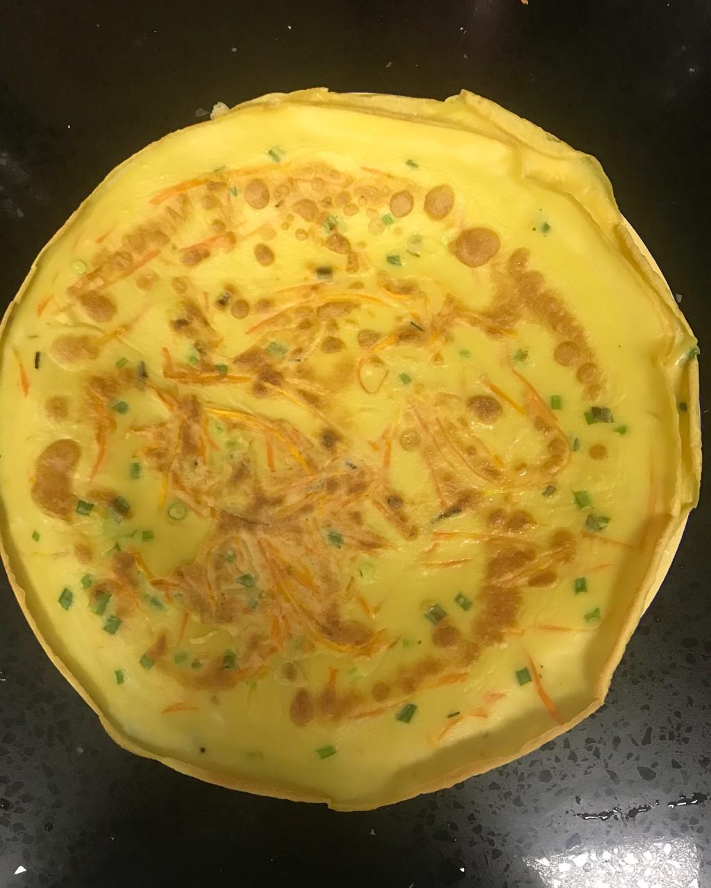胡萝卜鸡蛋饼