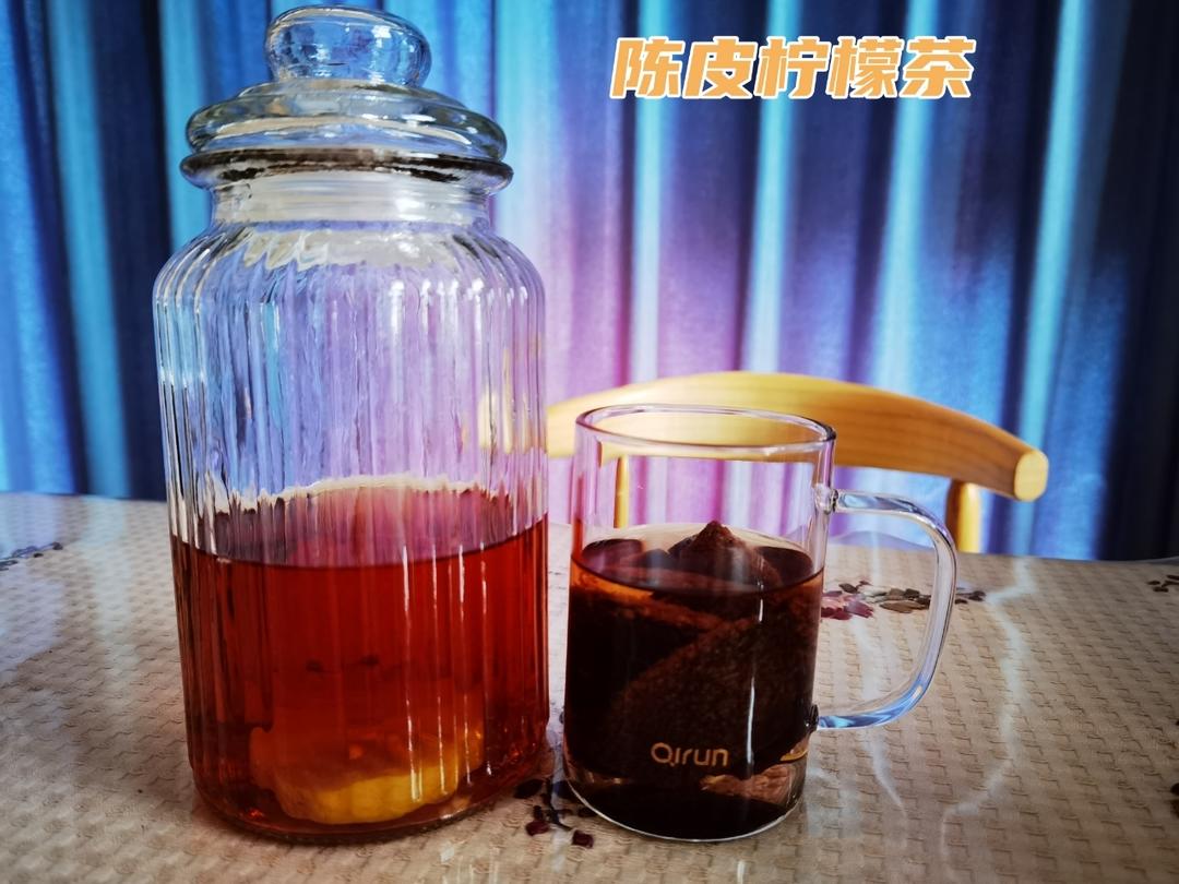 超爽口的陈皮柠檬茶🍋祛湿生津太好喝了！