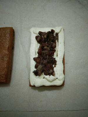 Fluff棉花糖之红丝绒蜜豆奶油蛋糕的做法 步骤13