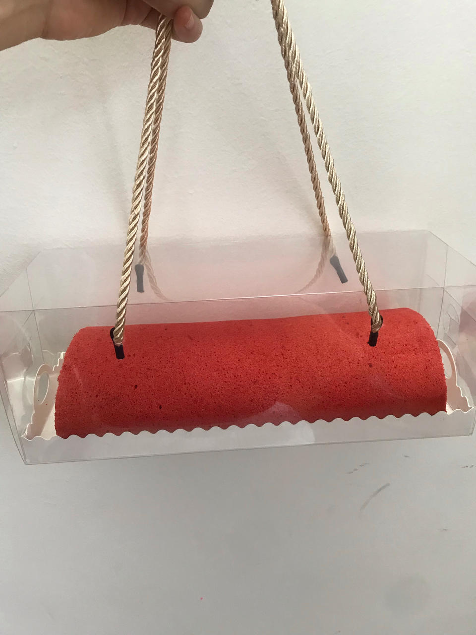 红丝绒蛋糕卷（红丝绒香精版！毛巾面也很重要）