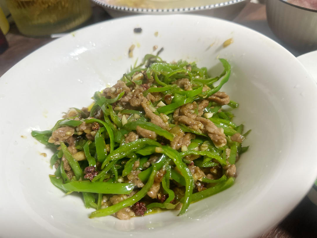 双椒牛肉丝