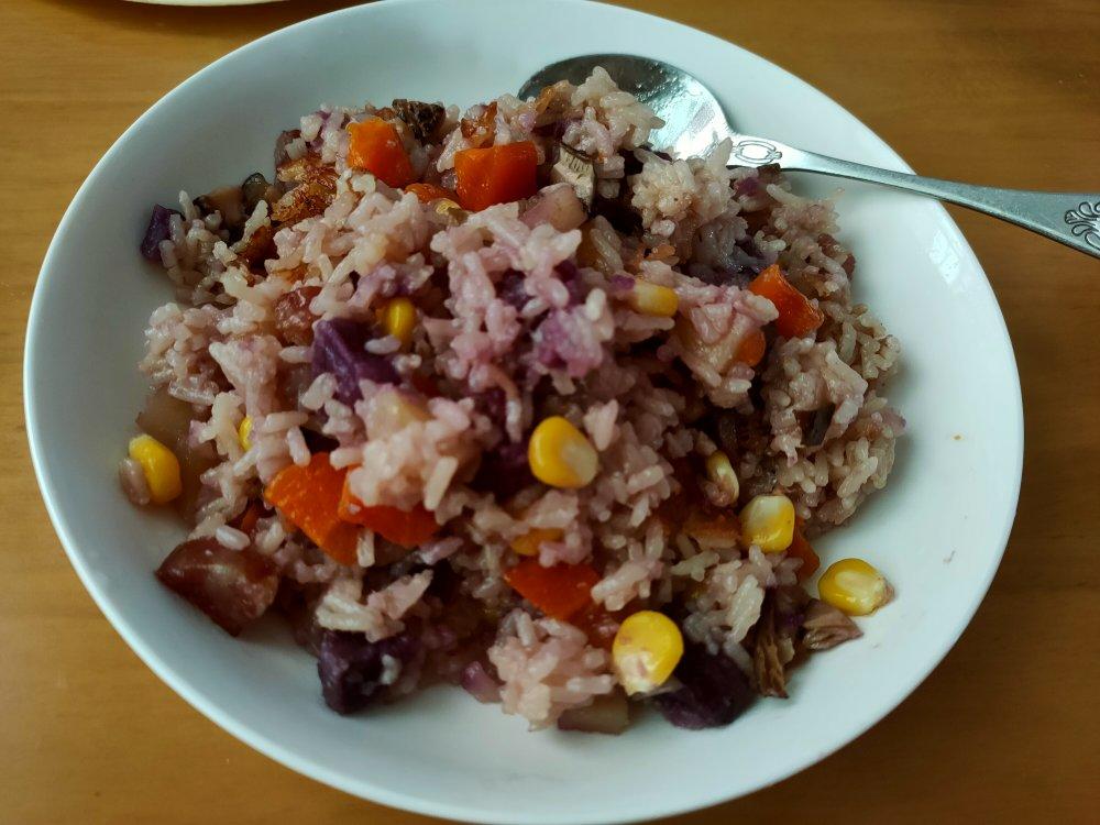 简易版腊味饭